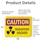 Signmission Radiation & Laser Sign, 12 in H x 18 in W, Vinyl Decal, Rectangle OS-2PACK-CR-D-1218-L-10185 - alternate 6